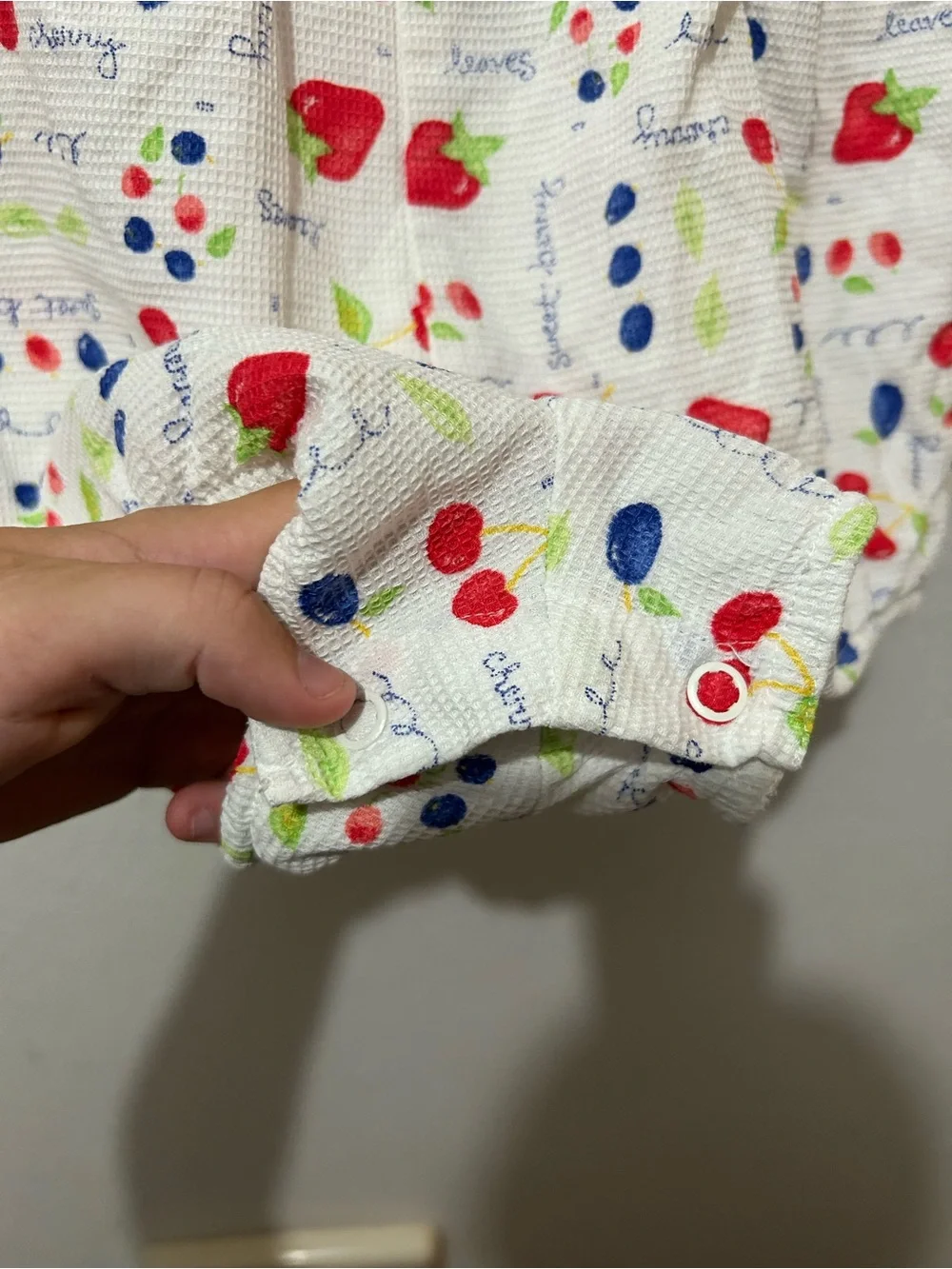 Vintage Oshkosh Baby B'gosh Fruit Romper